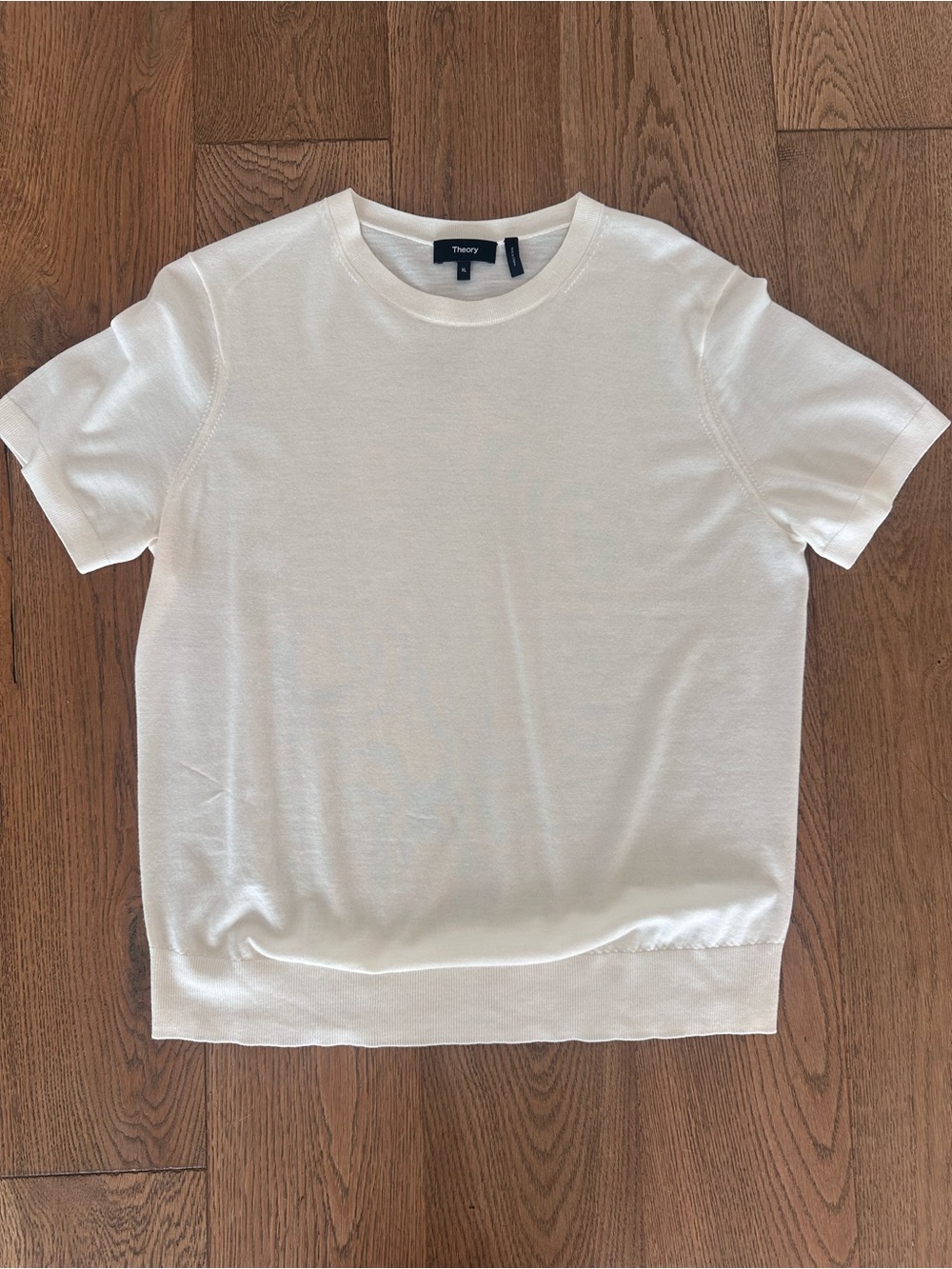Theory Classic Thin Wool Sweater Tee XL